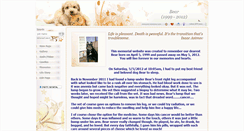 Desktop Screenshot of bearmowen.pets-memories.com