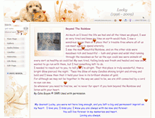 Tablet Screenshot of mylucky.pets-memories.com