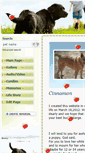 Mobile Screenshot of cinnamonshaw.pets-memories.com