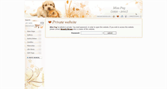 Desktop Screenshot of misspag.pets-memories.com