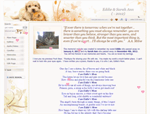 Tablet Screenshot of eddies.pets-memories.com