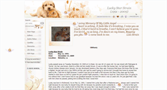 Desktop Screenshot of luckystarstrain.pets-memories.com