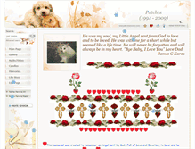 Tablet Screenshot of mylittlepatches.pets-memories.com