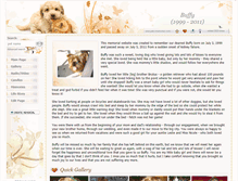 Tablet Screenshot of buffynabil.pets-memories.com