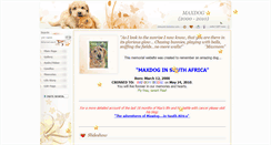 Desktop Screenshot of goldenmax.pets-memories.com