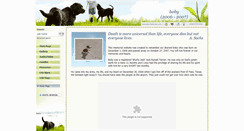 Desktop Screenshot of boby.pets-memories.com