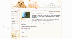 Desktop Screenshot of myboyrusty.pets-memories.com