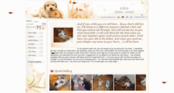 Desktop Screenshot of lolaloveslilly.pets-memories.com