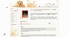 Desktop Screenshot of banuourbaby.pets-memories.com